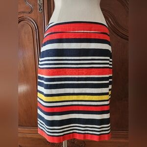EUC- Banana Republic Colorful Striped Pencil Skirt!!☀️❣️